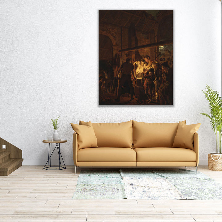 The Blacksmith's Shop - Canvas Print Wall Art