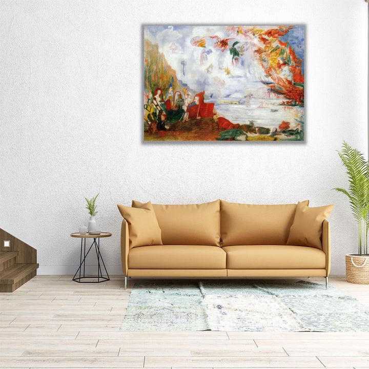 Tribulations of Saint Anthony - Canvas Print Wall Art