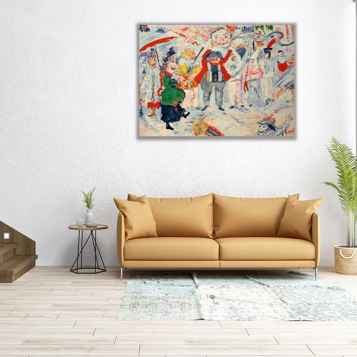 Karneval in Flandern- Canvas Print Wall Art
