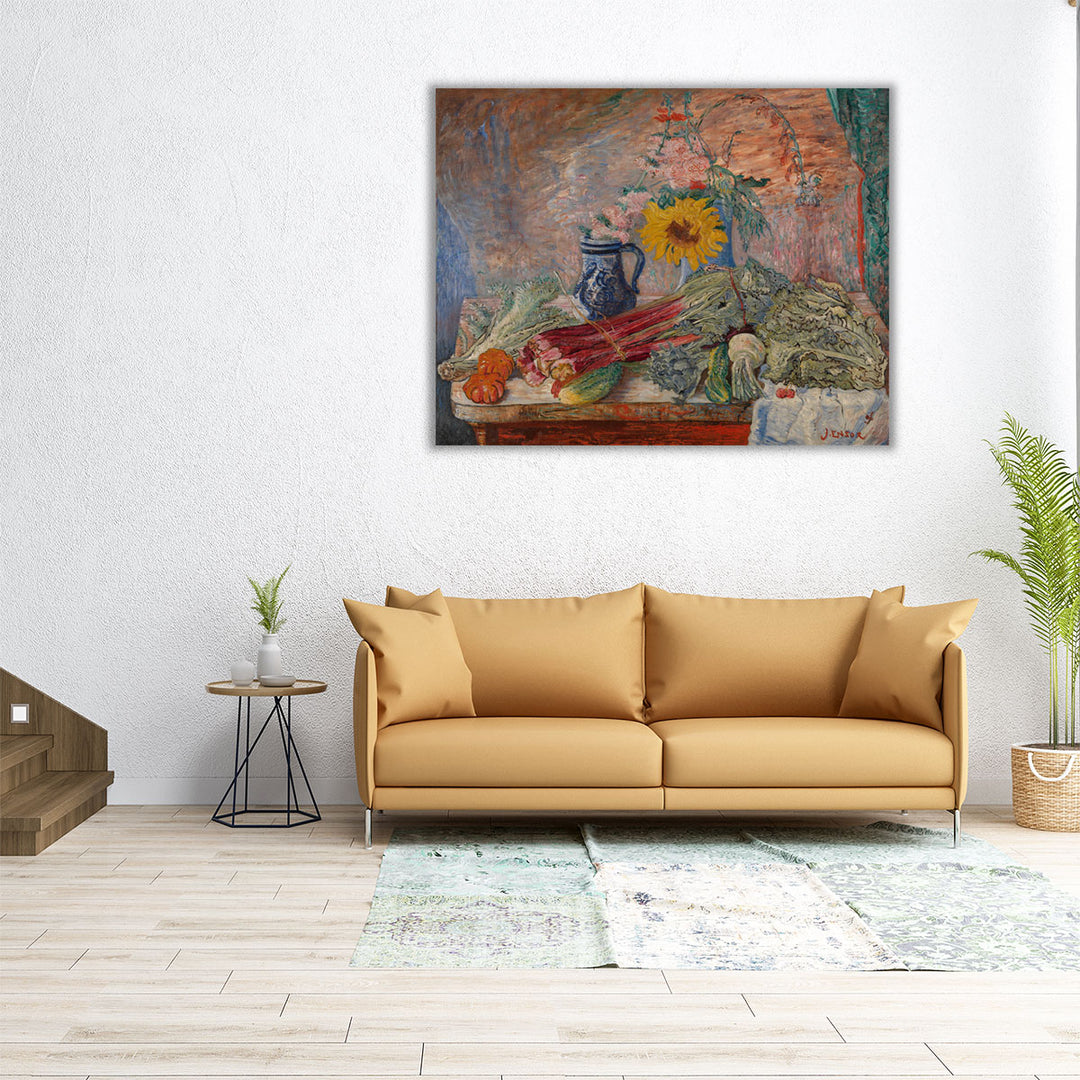 Flowers and Vegetables, 1896 - Canvas Print Wall Art