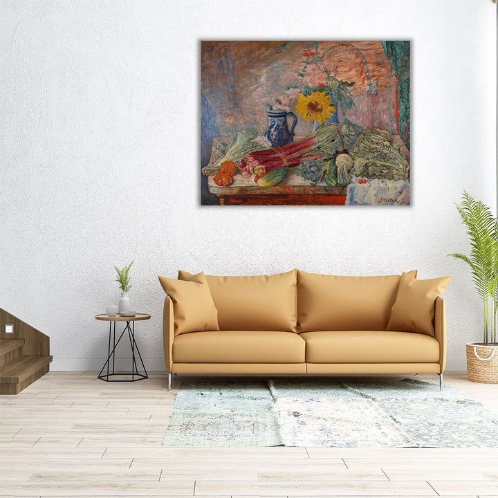 Flowers and Vegetables, 1896 - Canvas Print Wall Art
