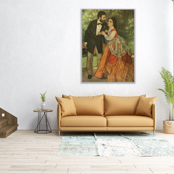 The Betrothed - The Sisley Household - Canvas Print Wall Art