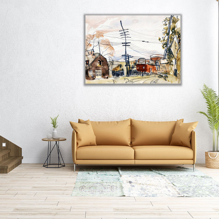 Fall Brook Railroad - Canvas Print Wall Art