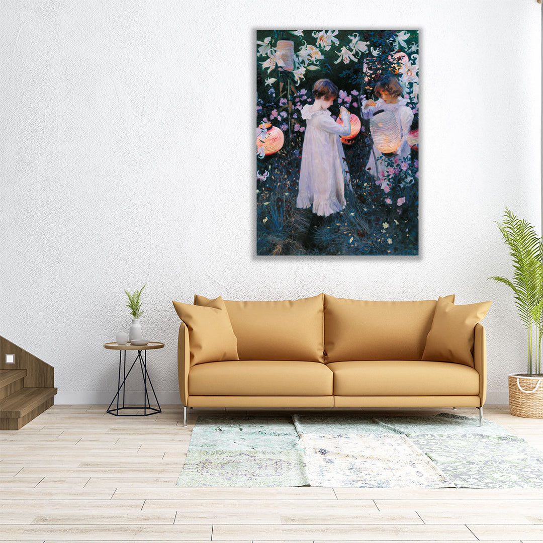 Carnation, Lily, Rose - Canvas Print Wall Art