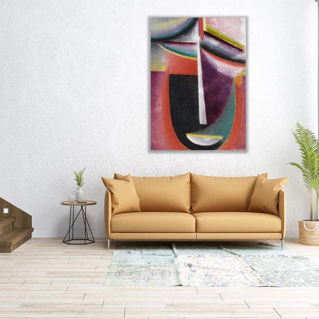 Abstract Head, Mysterium, 1925 - Canvas Print Wall Art