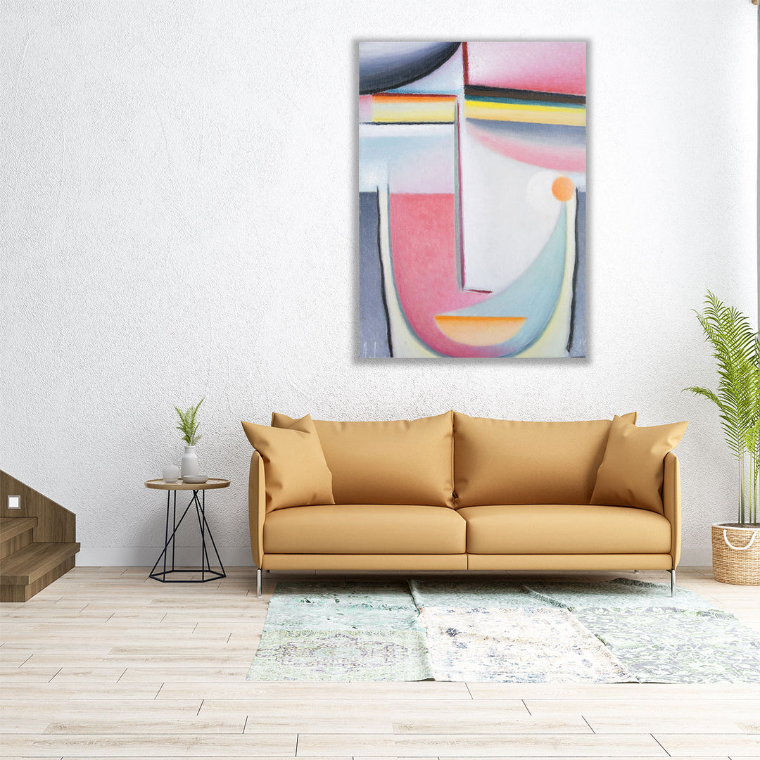 Abstract Head, Symphony in Pink, 1929 - Canvas Print Wall Art
