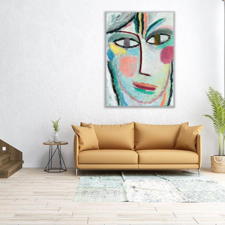 Head Of A Woman, Femina, 1922 - Canvas Print Wall Art