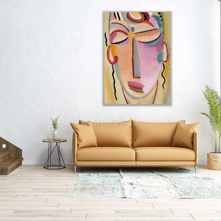 Mystical Head, Meditation, 1918 - Canvas Print Wall Art