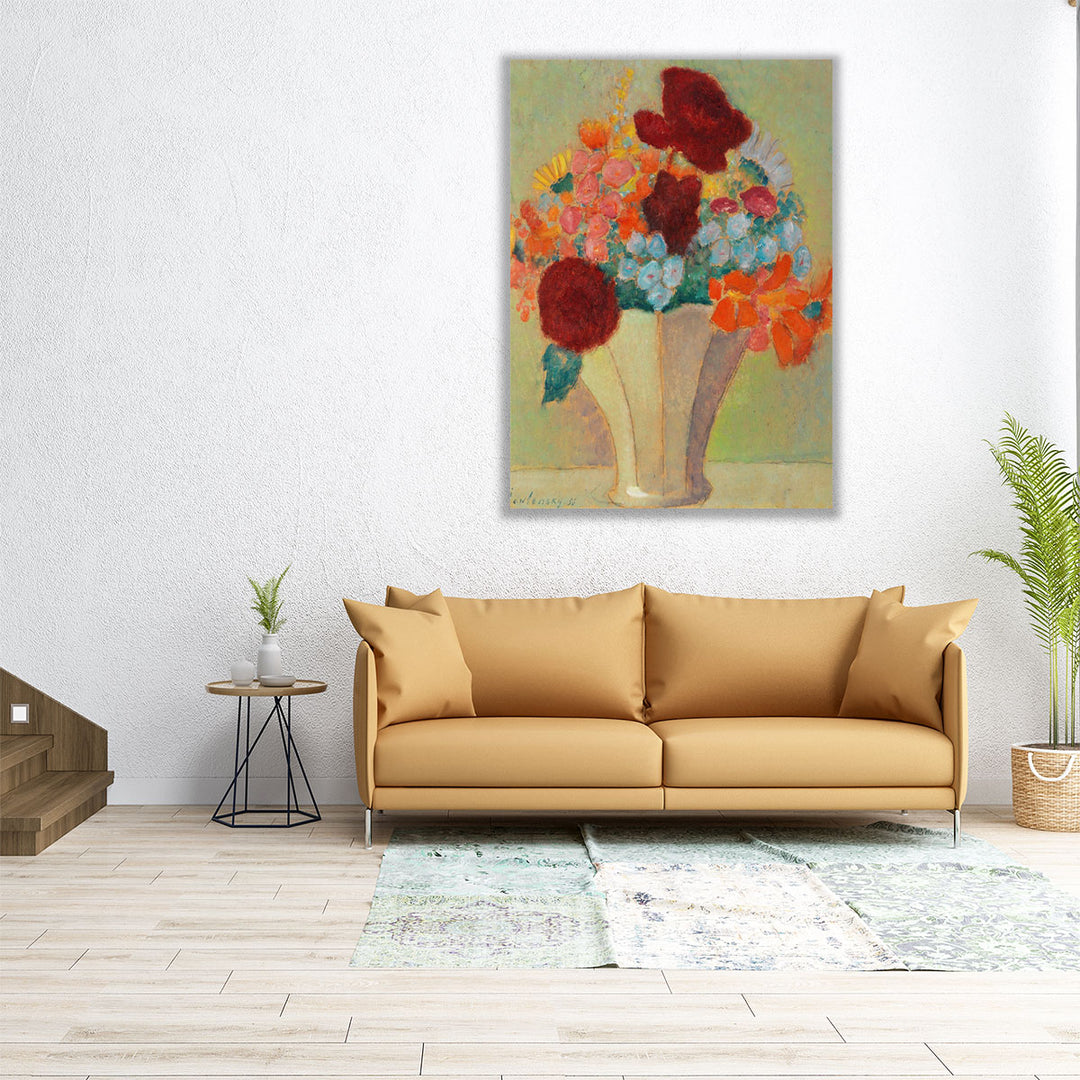 Grosses Stillleben, Helles Bouquet - Canvas Print Wall Art