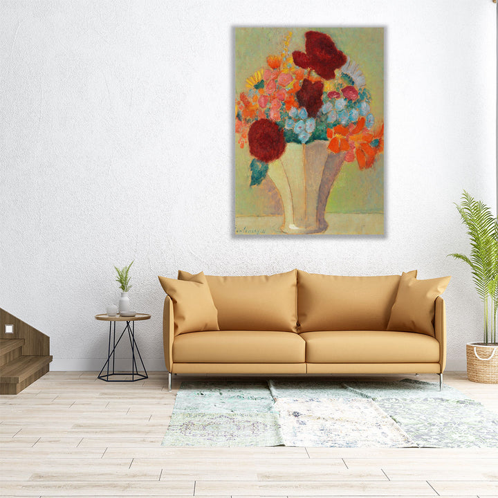 Grosses Stillleben, Helles Bouquet - Canvas Print Wall Art
