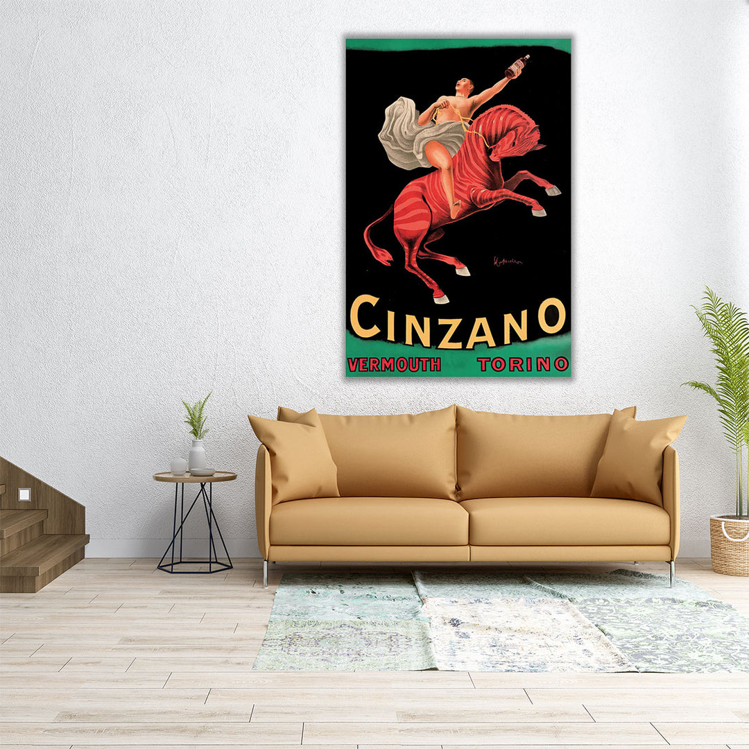 Cinzano Vermouth Torino, 1910 - Canvas Print Wall Art