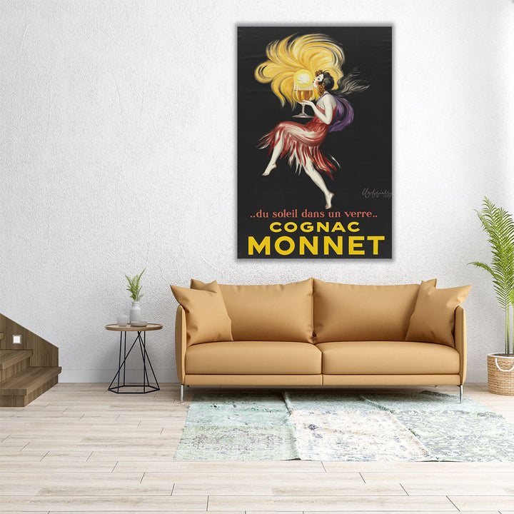 Cognac Monnet, 1927 - Canvas Print Wall Art