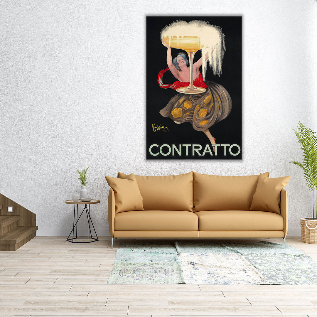 Contratto, 1922 - Canvas Print Wall Art