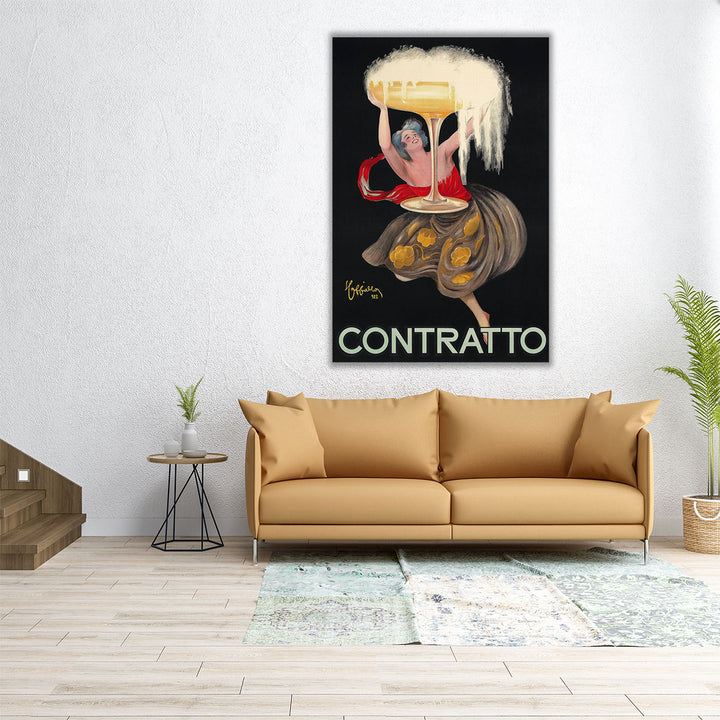 Contratto, 1922 - Canvas Print Wall Art