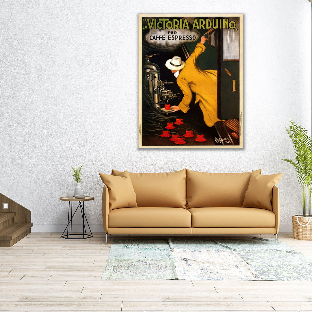Advertising Poster for Victoria Arduino - Canvas Print Wall Art