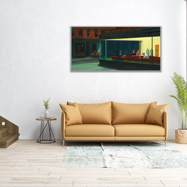 Nighthawks, 1942 - Canvas Print Wall Art