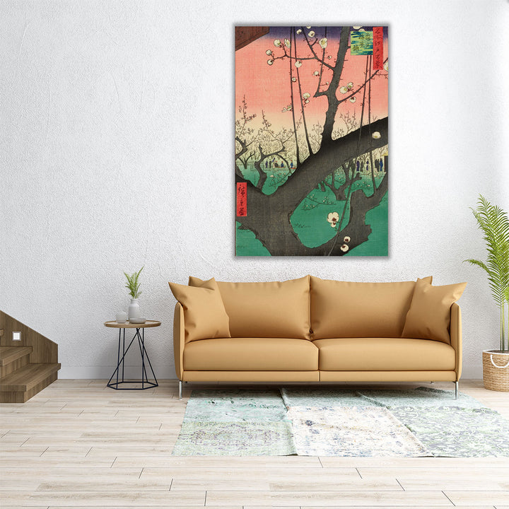 Plum Garden, Kameido, 1857 - Canvas Print Wall Art