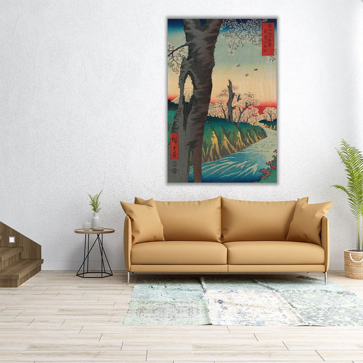 Koganei in Musashi Province - Canvas Print Wall Art