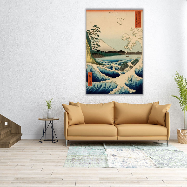 View from Satta Suruga Province - Canvas Print Wall Art