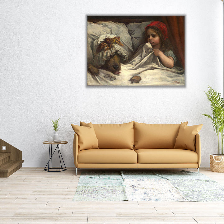 Little Red Riding Hood - Canvas Print Wall Art