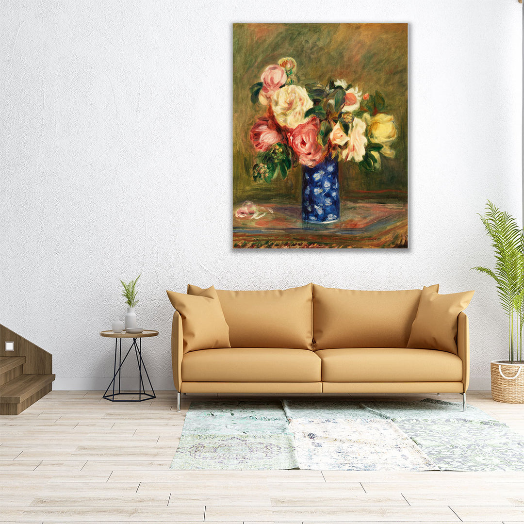Le Bouquet de Roses, 1882 - Canvas Print Wall Art
