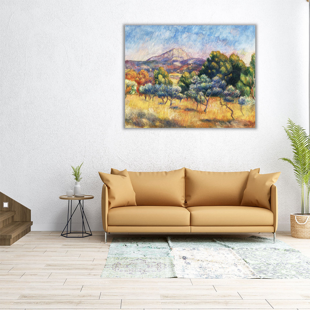 Montagne Sainte Victoire - Canvas Print Wall Art