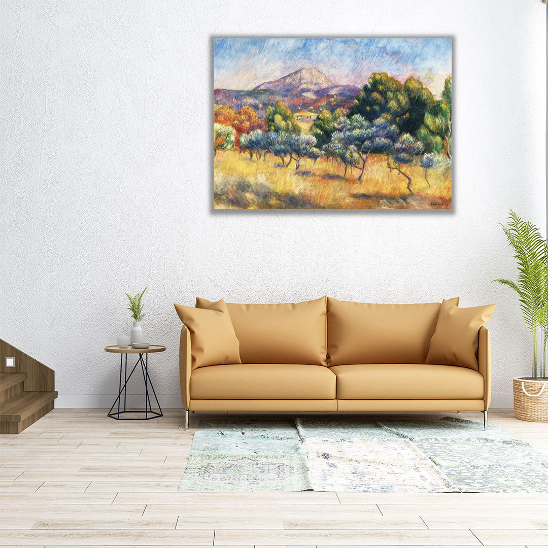 Montagne Sainte Victoire - Canvas Print Wall Art
