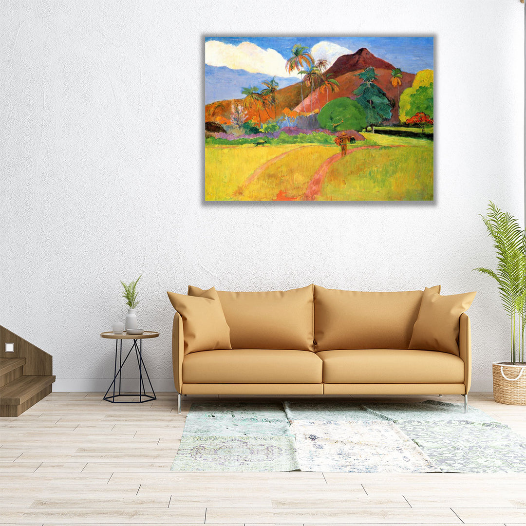 Tahitian Mountains, 1893 - Canvas Print Wall Art