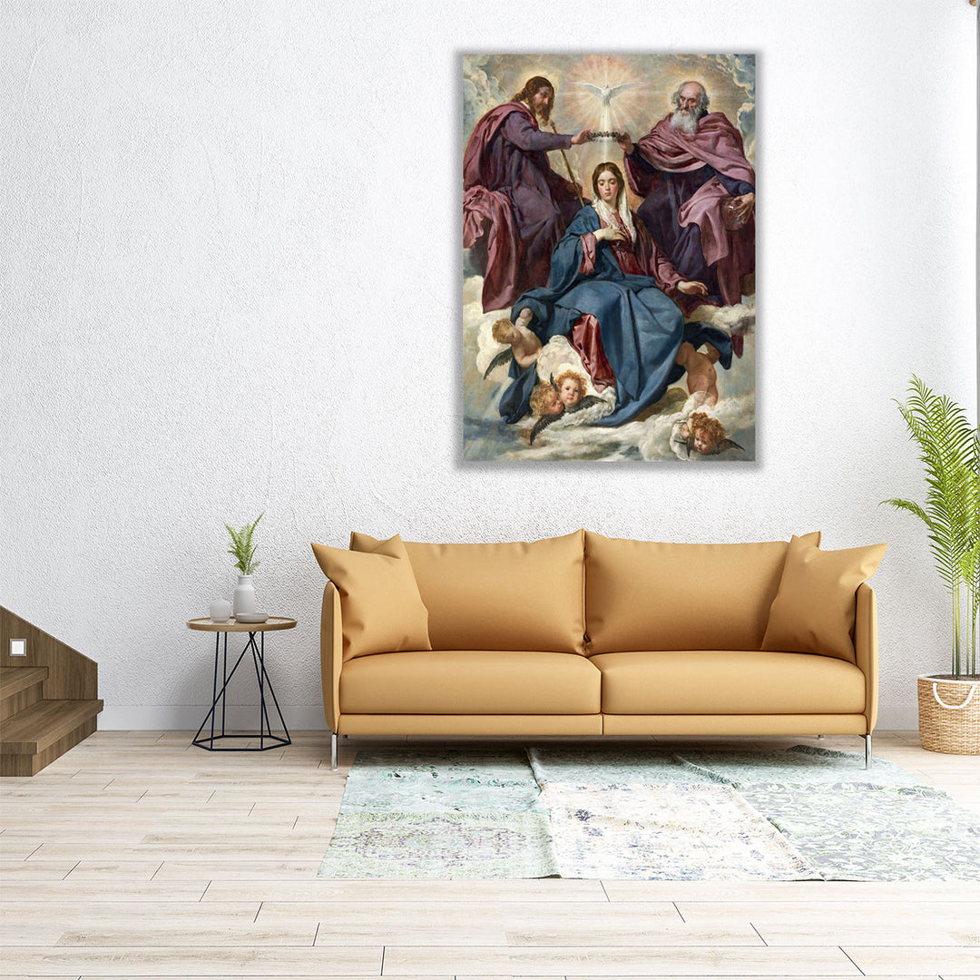 La Coronacion De La Virgen, 1635 - Canvas Print Wall Art