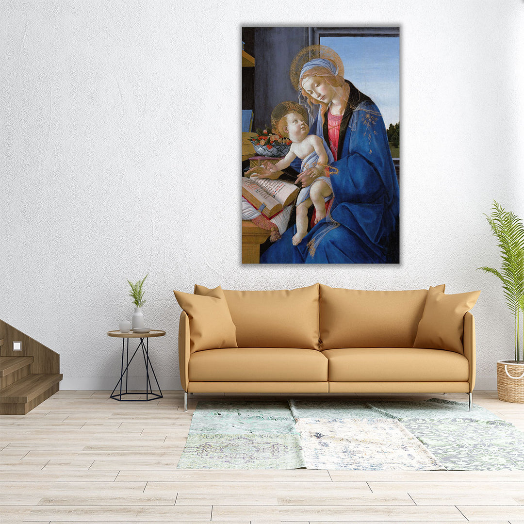 The Virgin and Child, The Madonna of the Book, 1480 - Canvas Print Wall Art