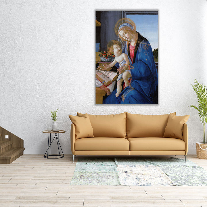 The Virgin and Child, The Madonna of the Book, 1480 - Canvas Print Wall Art