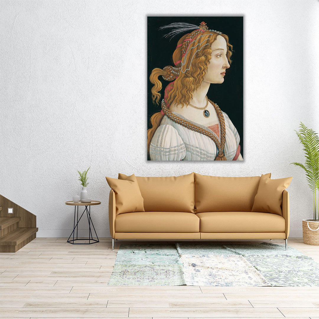 Portrait of a Lady - Canvas Print Wall Art