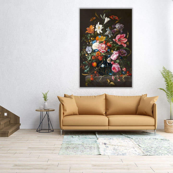 Tulips and Roses Oil Painting - Canvas Print Wall Art