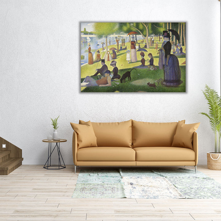 A Sunday on La Grande Jatte - Canvas Print Wall Art