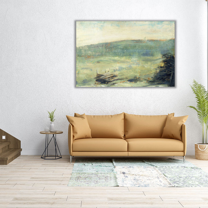 Landscape at Saint Ouen - Canvas Print Wall Art