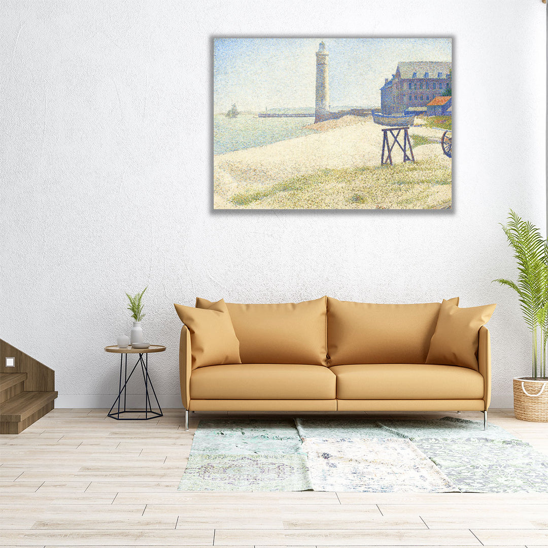 The Lighthouse at Honfleur, 1886 - Canvas Print Wall Art
