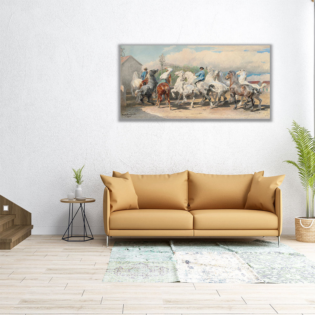 Return from the Horse Fair, 1873 - Canvas Print Wall Art