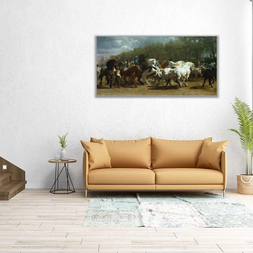 The Horse Fair - Canvas Print Wall Art