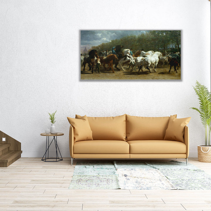 The Horse Fair - Canvas Print Wall Art