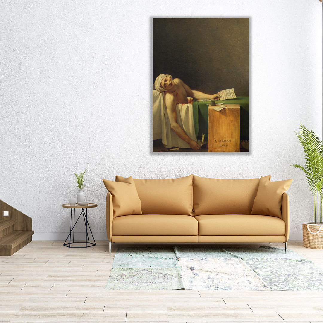 Marat Assassinated, 1793 - Canvas Print Wall Art