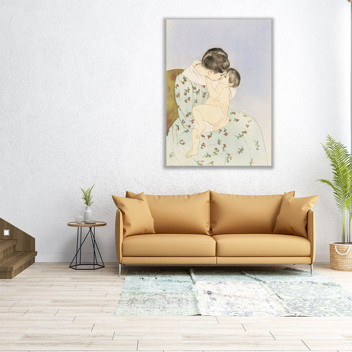Mother’s Kiss - Canvas Print Wall Art