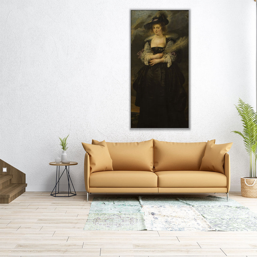 Portrait of Helene Fourment - Canvas Print Wall Art