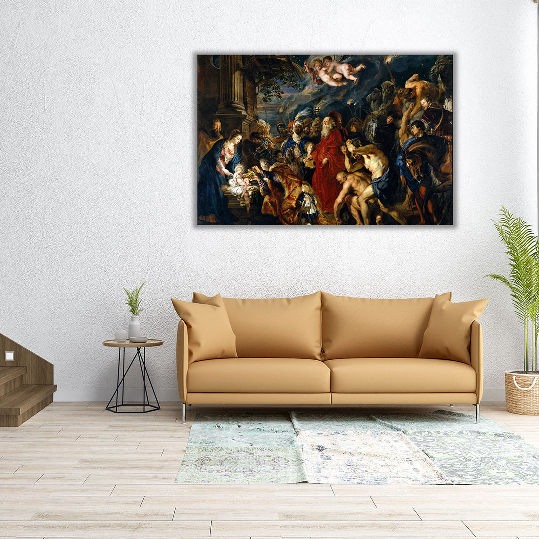 Adoration of the Magi - Canvas Print Wall Art