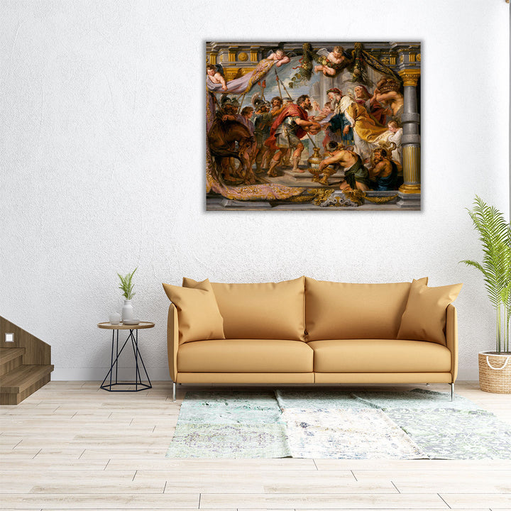 The Meeting of Abraham and Melchizedek - Canvas Print Wall Art