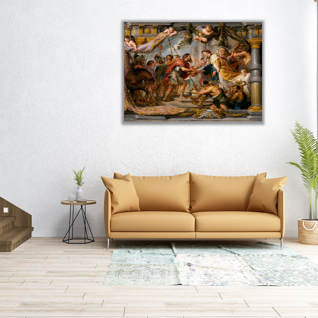 The Meeting of Abraham and Melchizedek - Canvas Print Wall Art