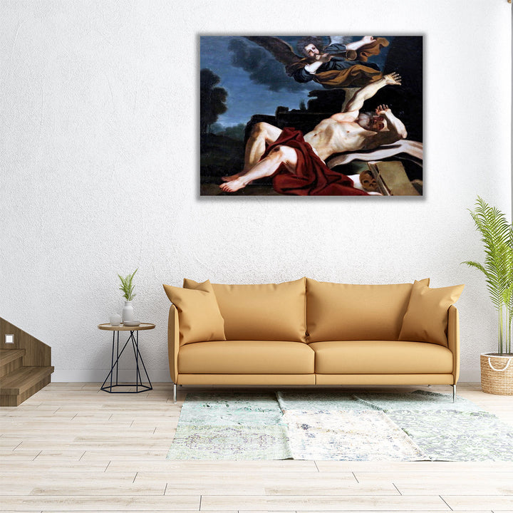 Le reveil de saint Jerome - Canvas Print Wall Art