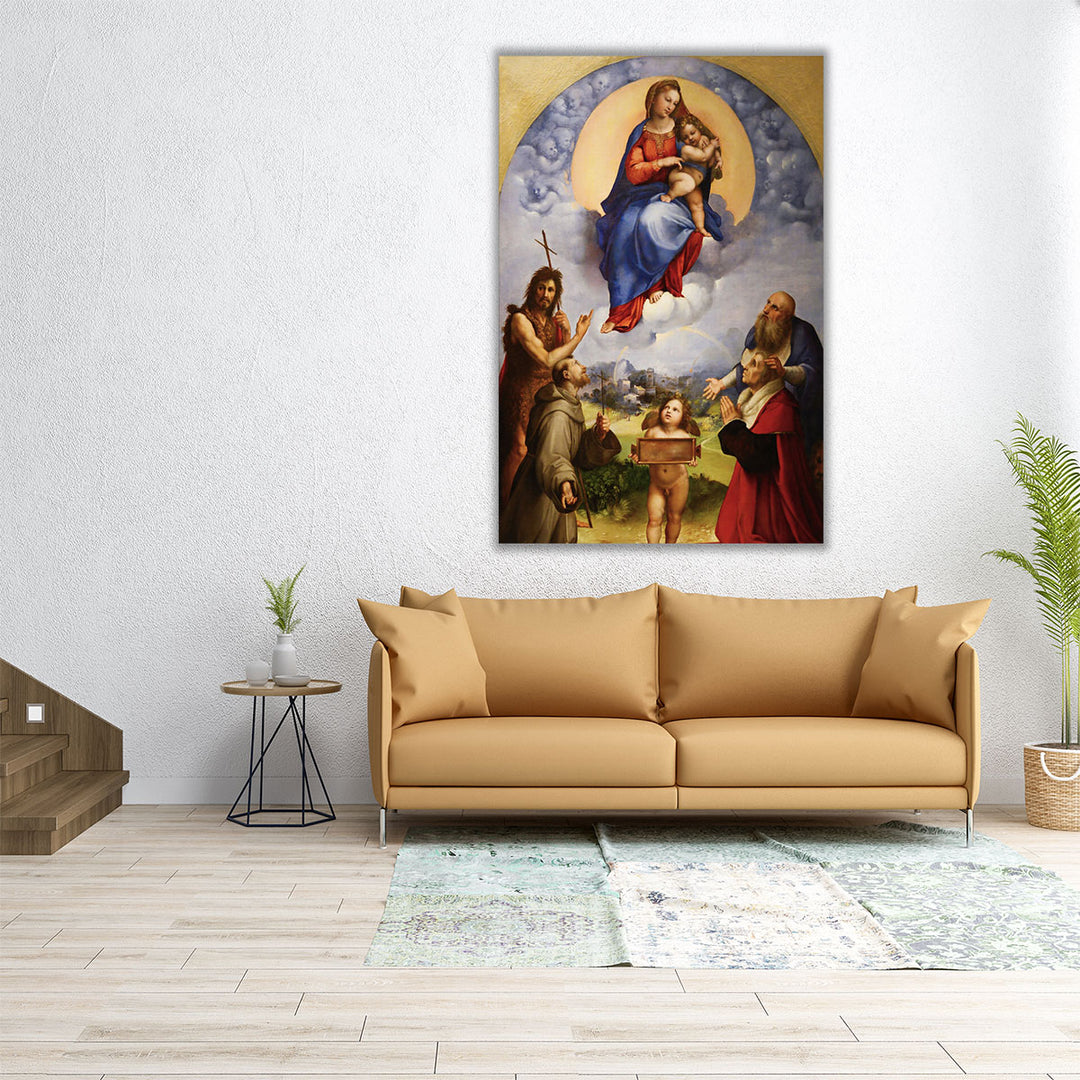 Madonna of Foligno - Canvas Print Wall Art