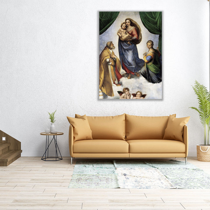 Sistine Madonna, 1512 - Canvas Print Wall Art