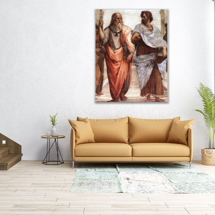 Aristotle and Plato - Canvas Print Wall Art