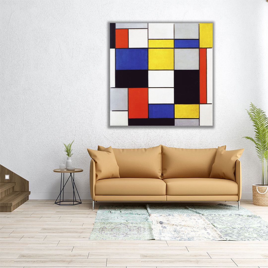 Composition A, 1920 - Canvas Print Wall Art